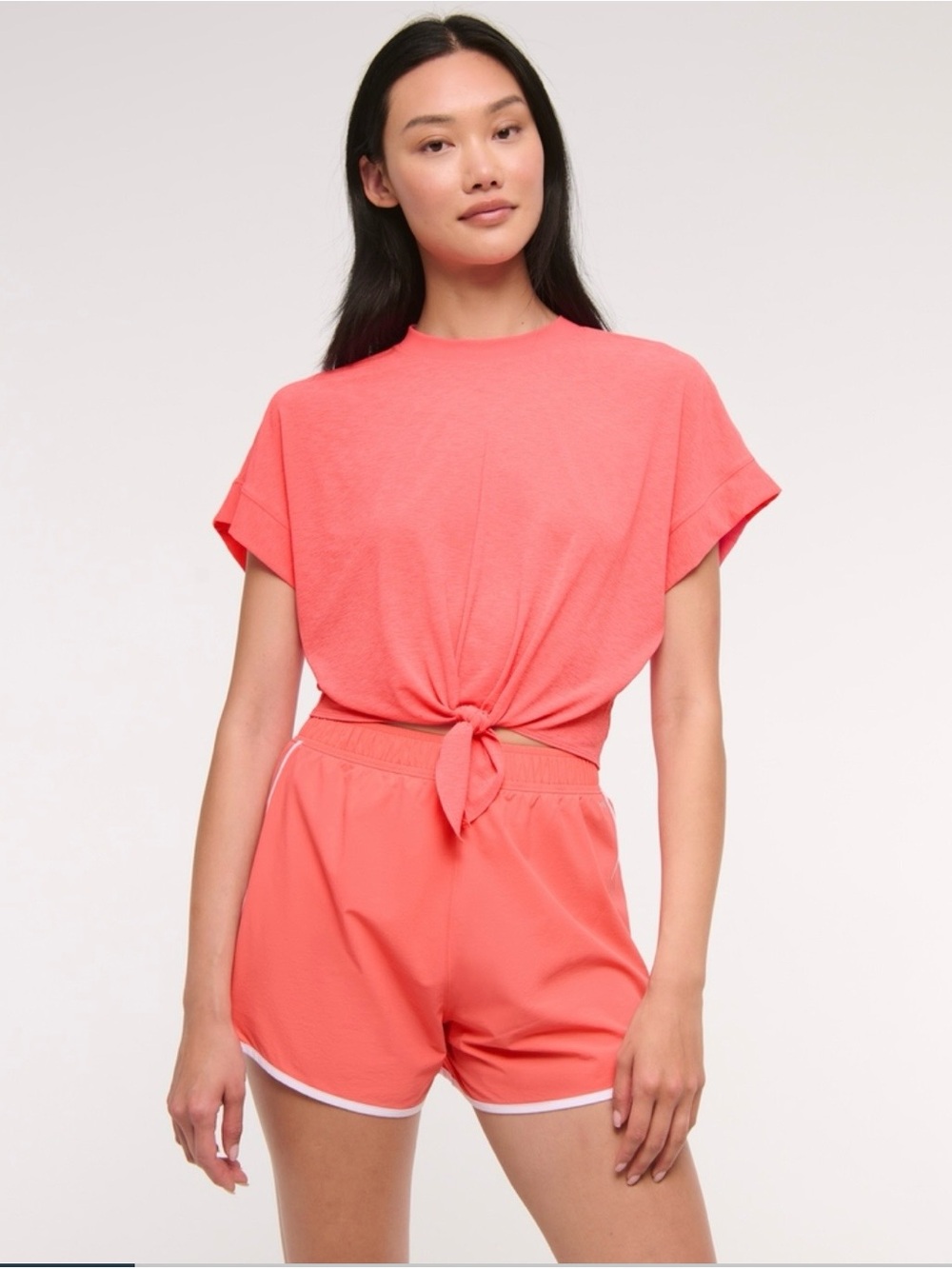 YPB FEATHERWEIGHT TIE-FRONT TEE